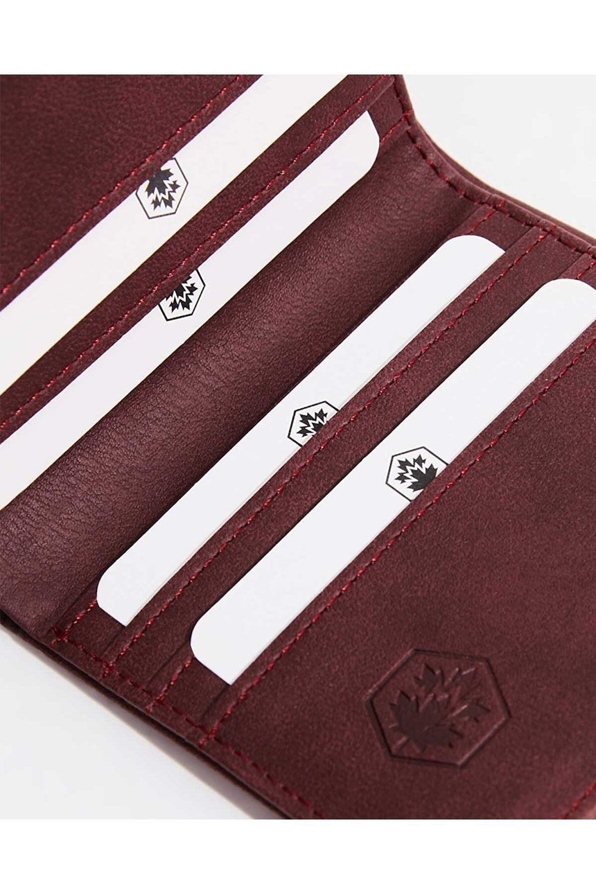 Lumberjack Erkek Dikey Cüzdan Bordo
