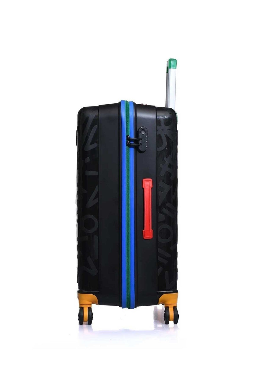 Benetton Büyük Boy 70 Cm Valiz Siyah