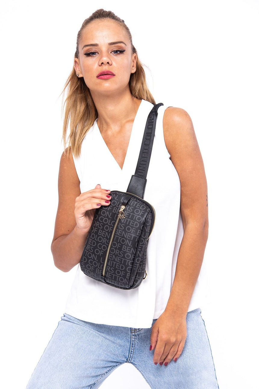 Benetton Casual Kadın Body Bag Siyah