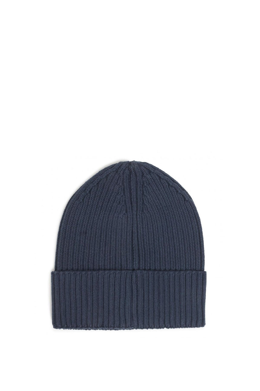Tommy Hilfiger Tjw Basic Flag Rib Beanie Kadın Bere Twilight Navy