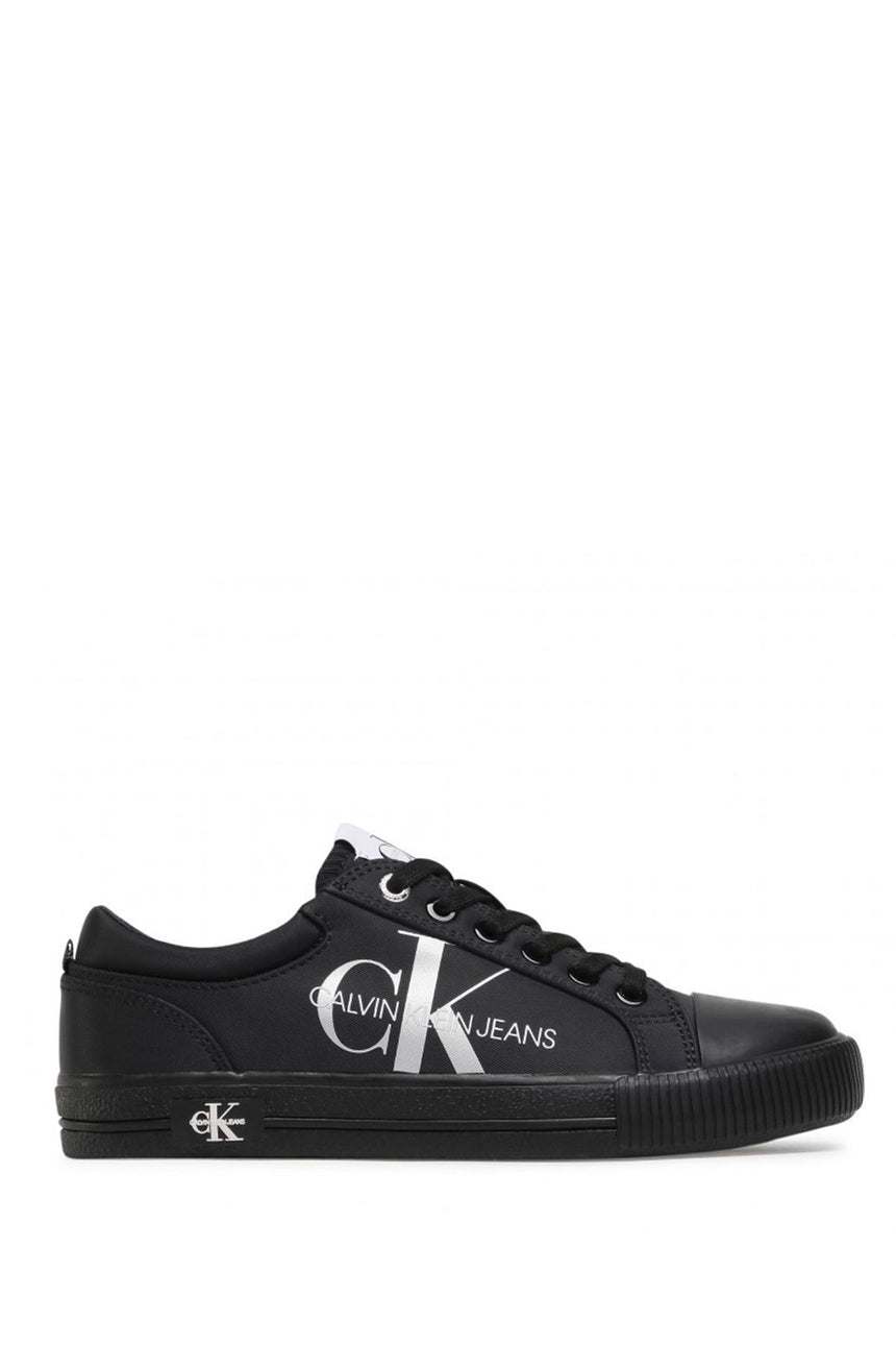 Calvin Klein Vulcanized Laceup Pes Kadın Sneakers Full Black