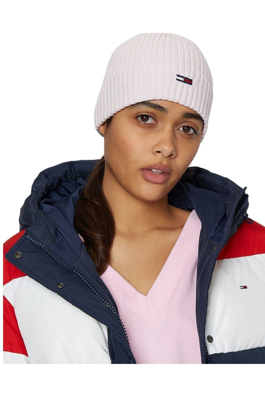 Tommy Hilfiger Ess Flag Beanie Bere Pink