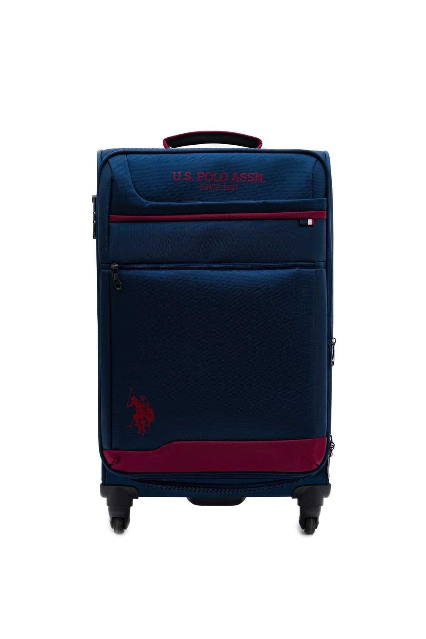 U.s Polo Assn. İki Ön Bölmeli Orta Boy Valiz Lacivert