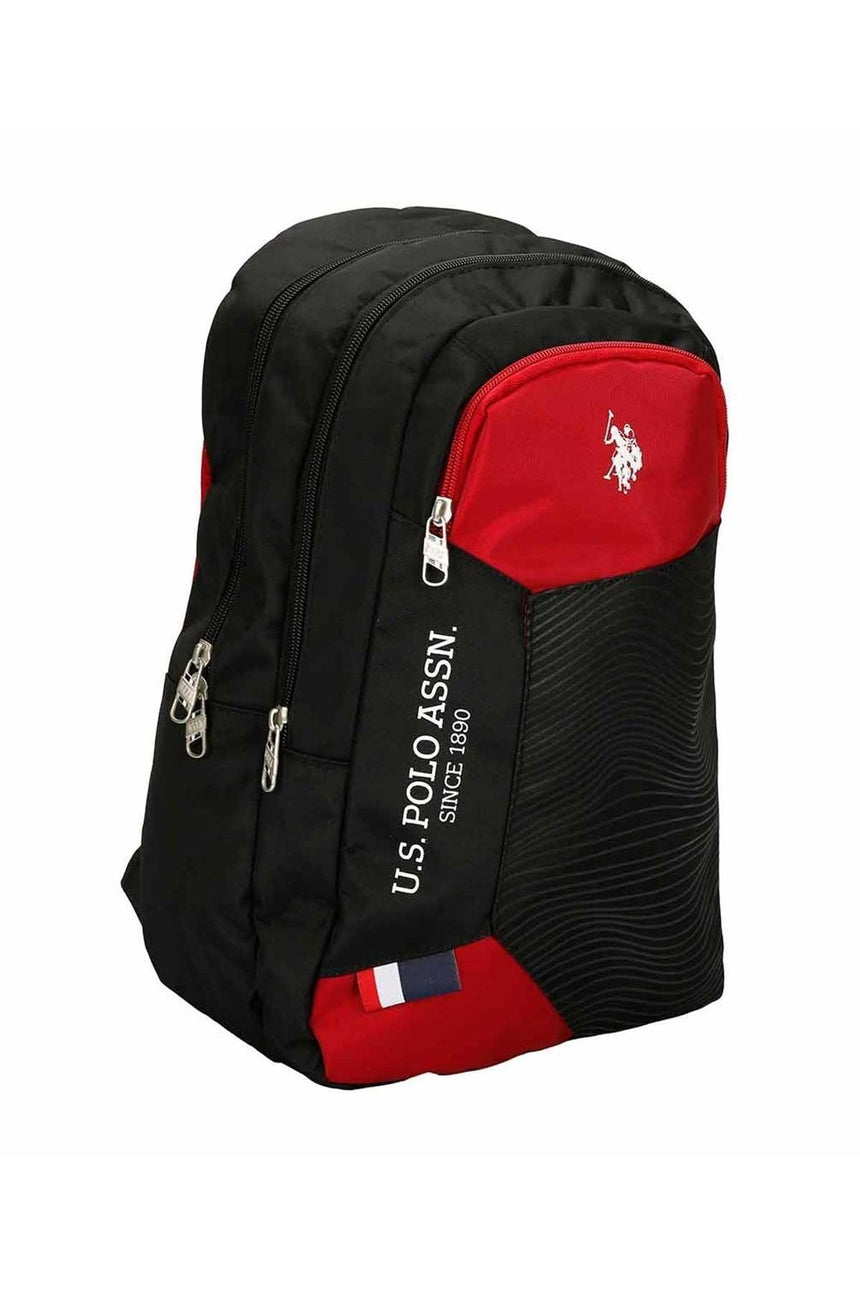 Us Polo Sırt Çantası Siyah - Bordo