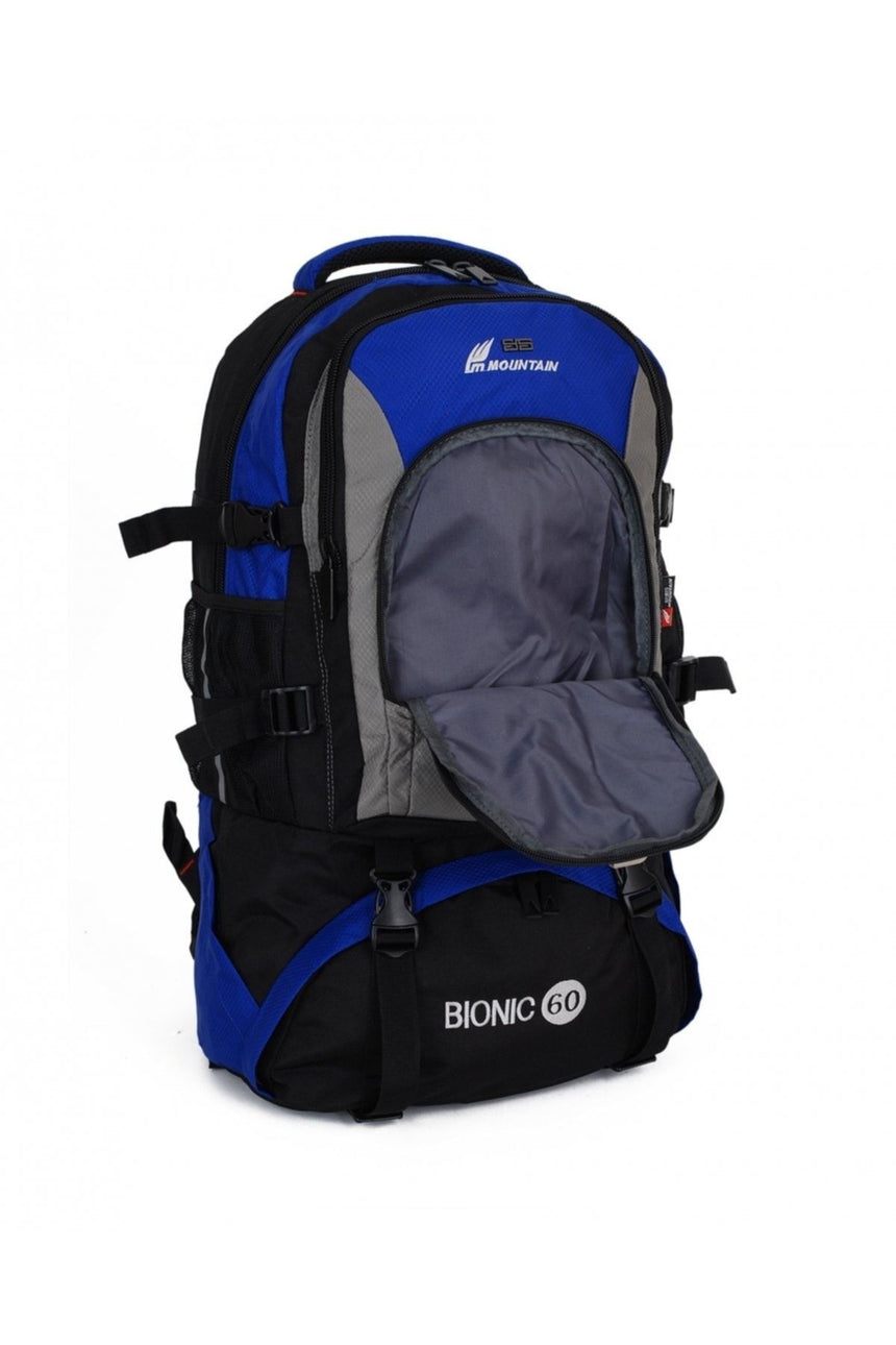 ÇÇS Mountain Bel Destekli Dağcı Sırt Çantası Blue