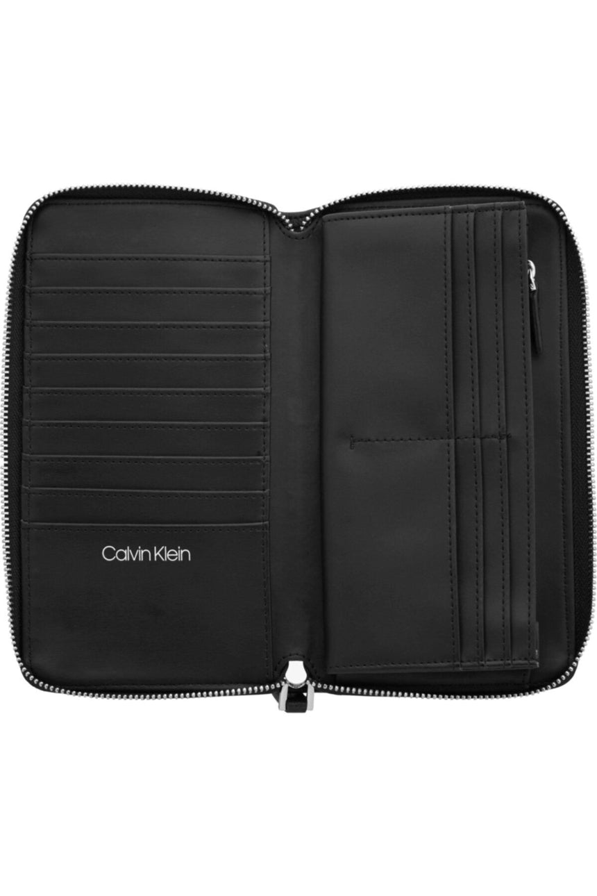 Calvin Klein Ck Must Ziparound Xl Kadın Cüzdanı Black