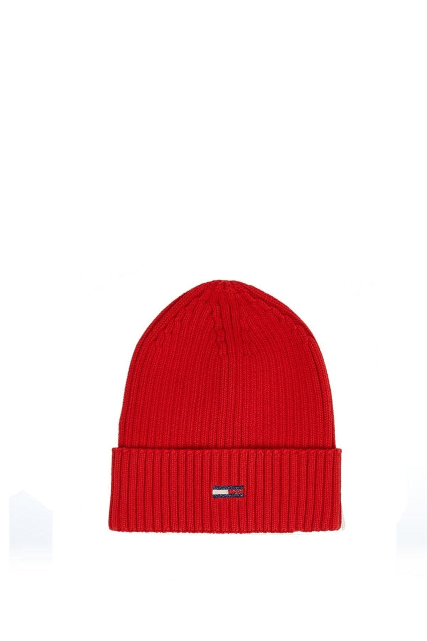 Tommy Hilfiger Ess Flag Beanie Bere Red