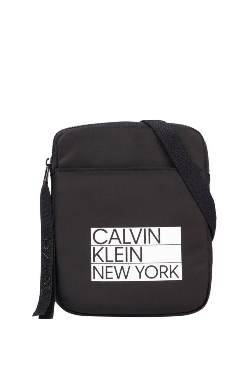 Calvin Klein Erkek Flatpack S Crossovers Çapraz Askılı Çanta CK Black