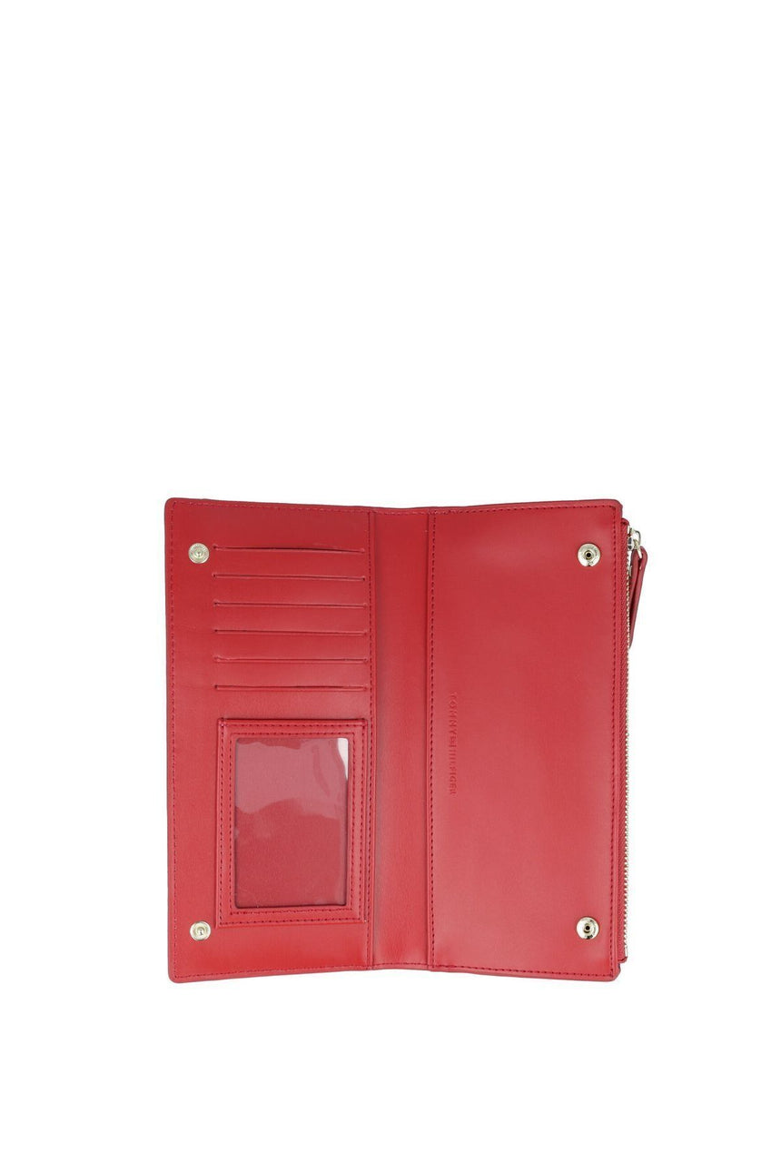 Tommy Hilfiger Seasonal Slim Kadın Cüzdanı Arizona Red