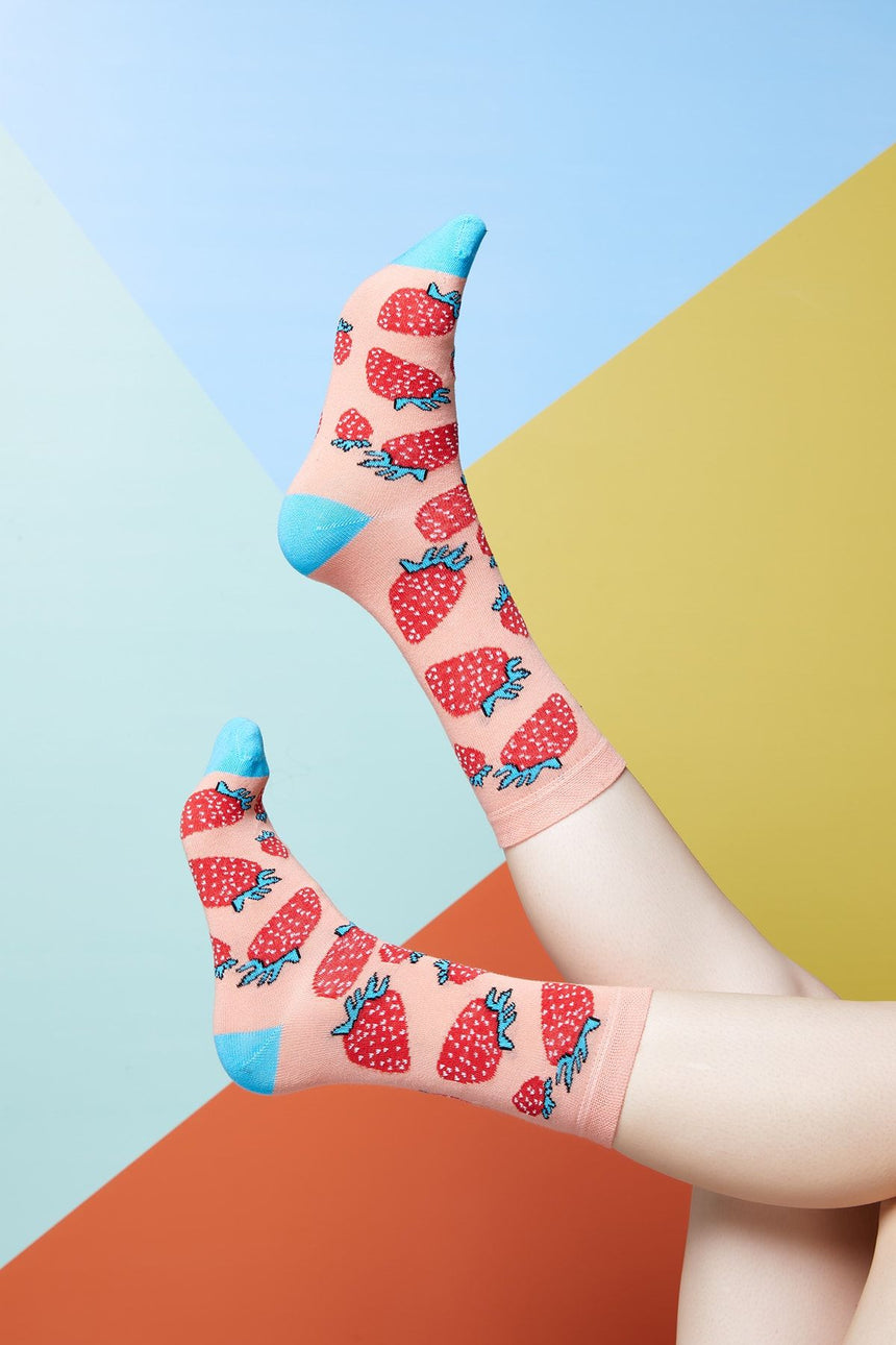 The Socks Company Strawbarries Çorap Renkli