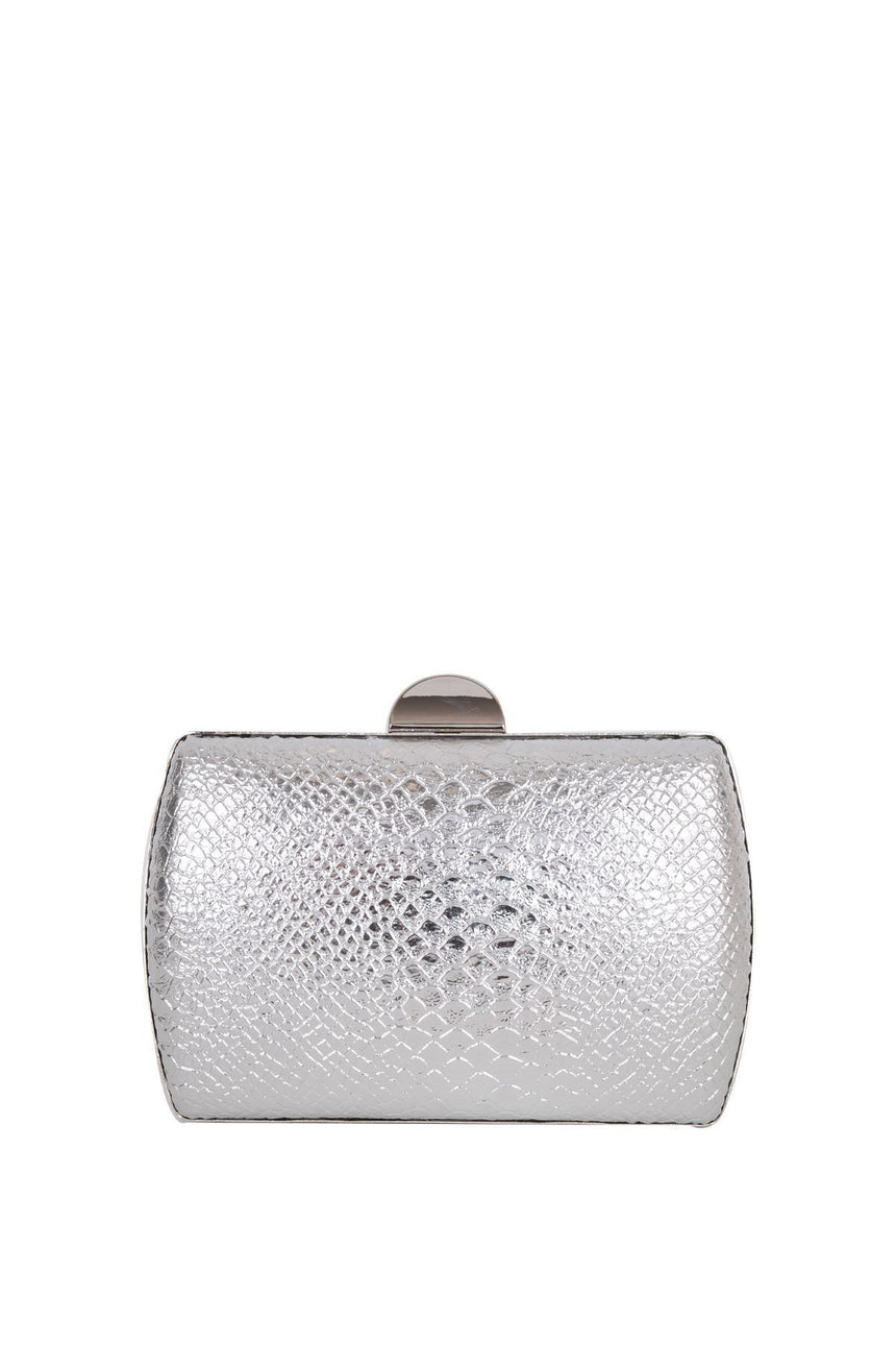 Axpe Zincirli Abiye Çanta Gümüş