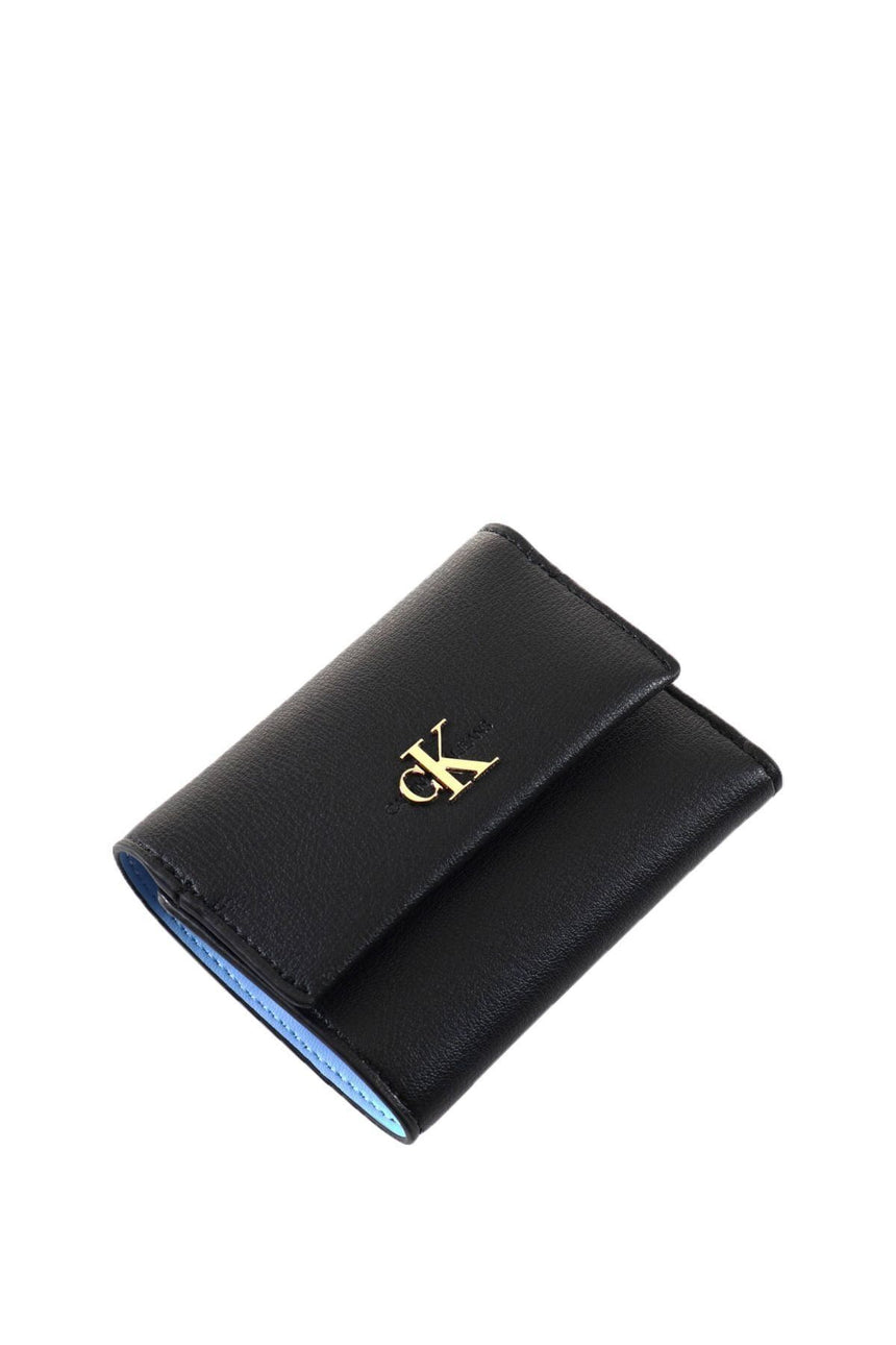 Calvin Klein Mono Hardware Med Trifold Kadın Cüzdanı Black