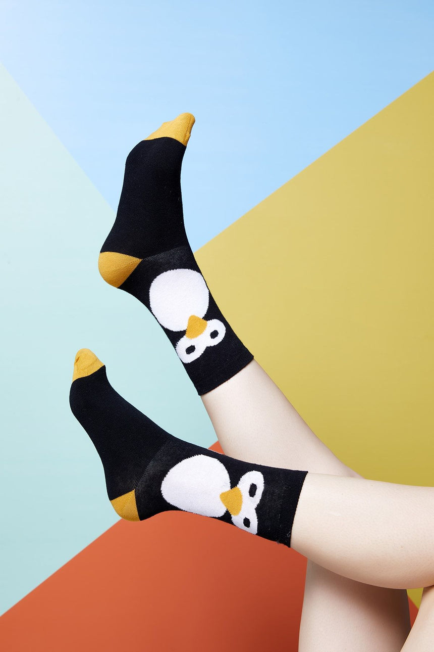 The Socks Company Confused Penguin Çorap Renkli
