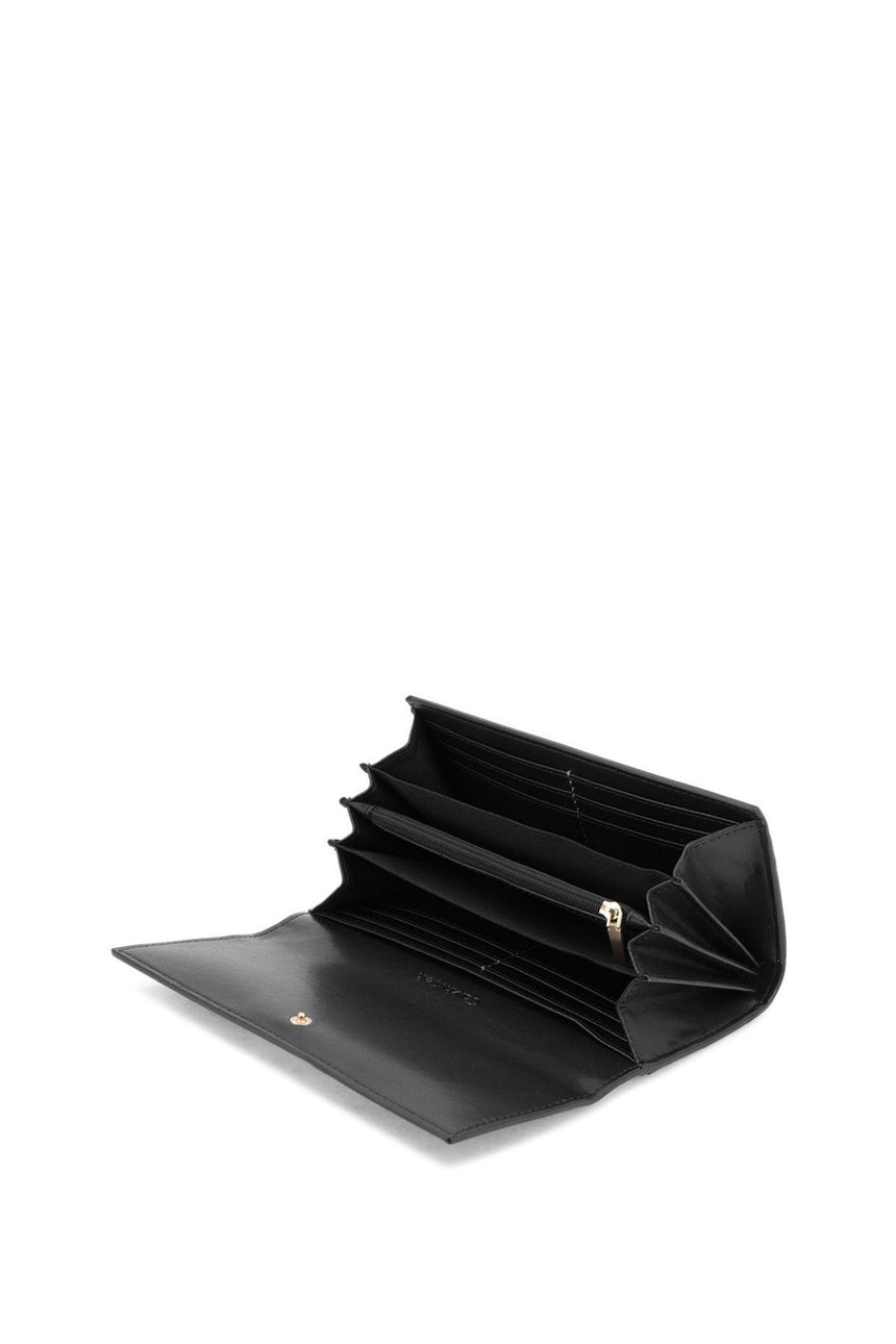 Calvin Klein Step Up Large Trifold Kadın Cüzdanı Black
