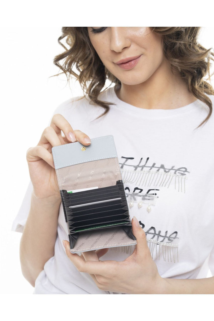 Benetton Minimal Çoklu Kartlık Mavi