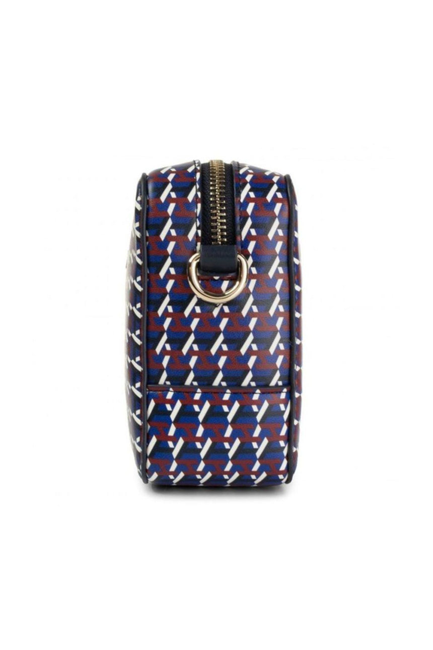 Tommy Hilfiger Iconic Mono Çapraz Askılı Kadın Çantası Tommy Navy - Monogram