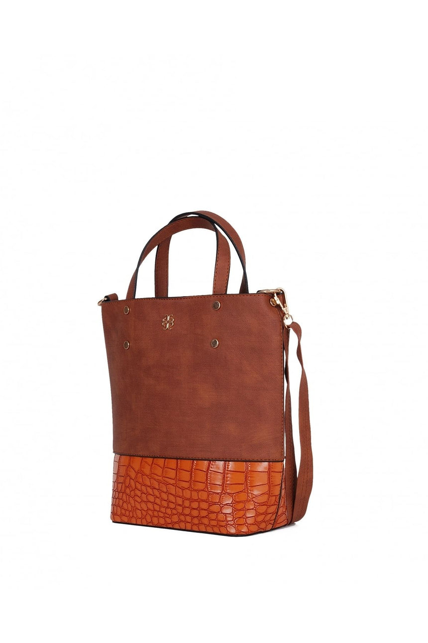 Kroko Detay Günlük Kadın El Çantası Lacivert