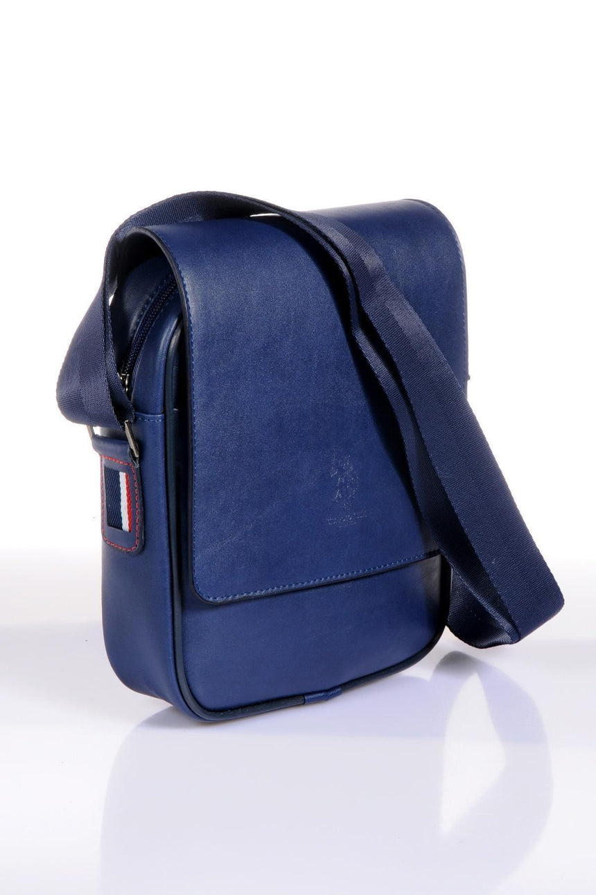 Us Polo Assn Kapaklı Çapraz Askılı Erkek Çantası Lacivert