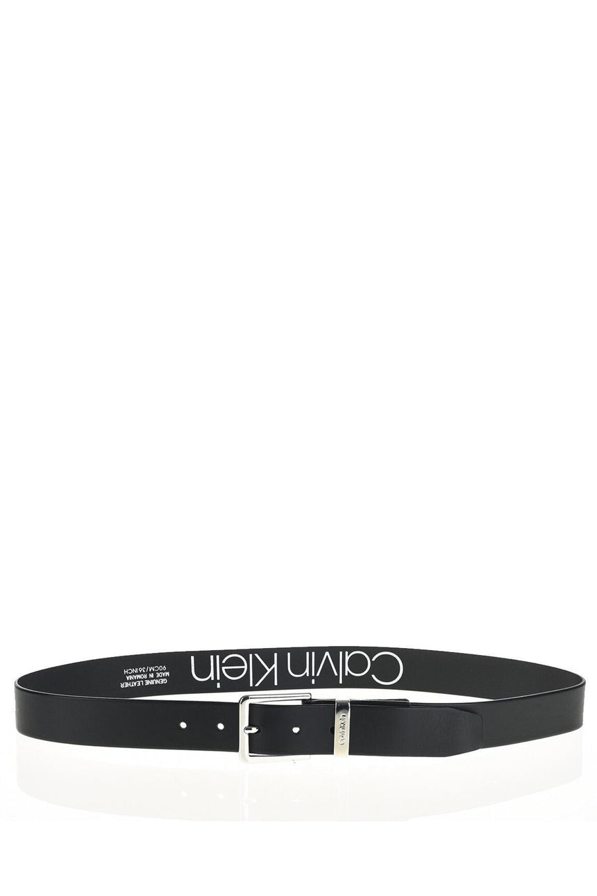 Calvin Klein 3.5Cm Adj.Metal Loop 110 cm Erkek Kemer Black