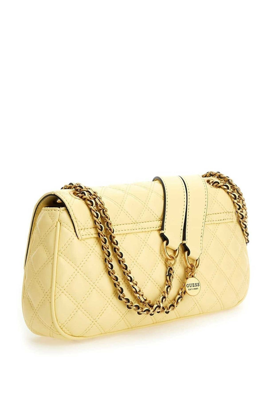Guess Giully Convertible XBody Flap Kadın Omuz Çantası Yellow