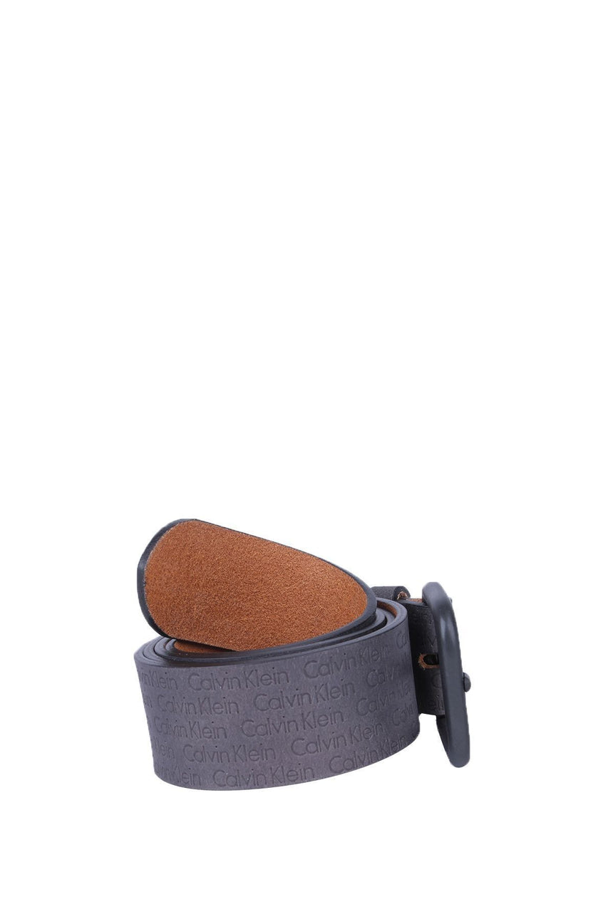 Calvin Klein Basic Ck Logo 90 cm Erkek Kemer Black