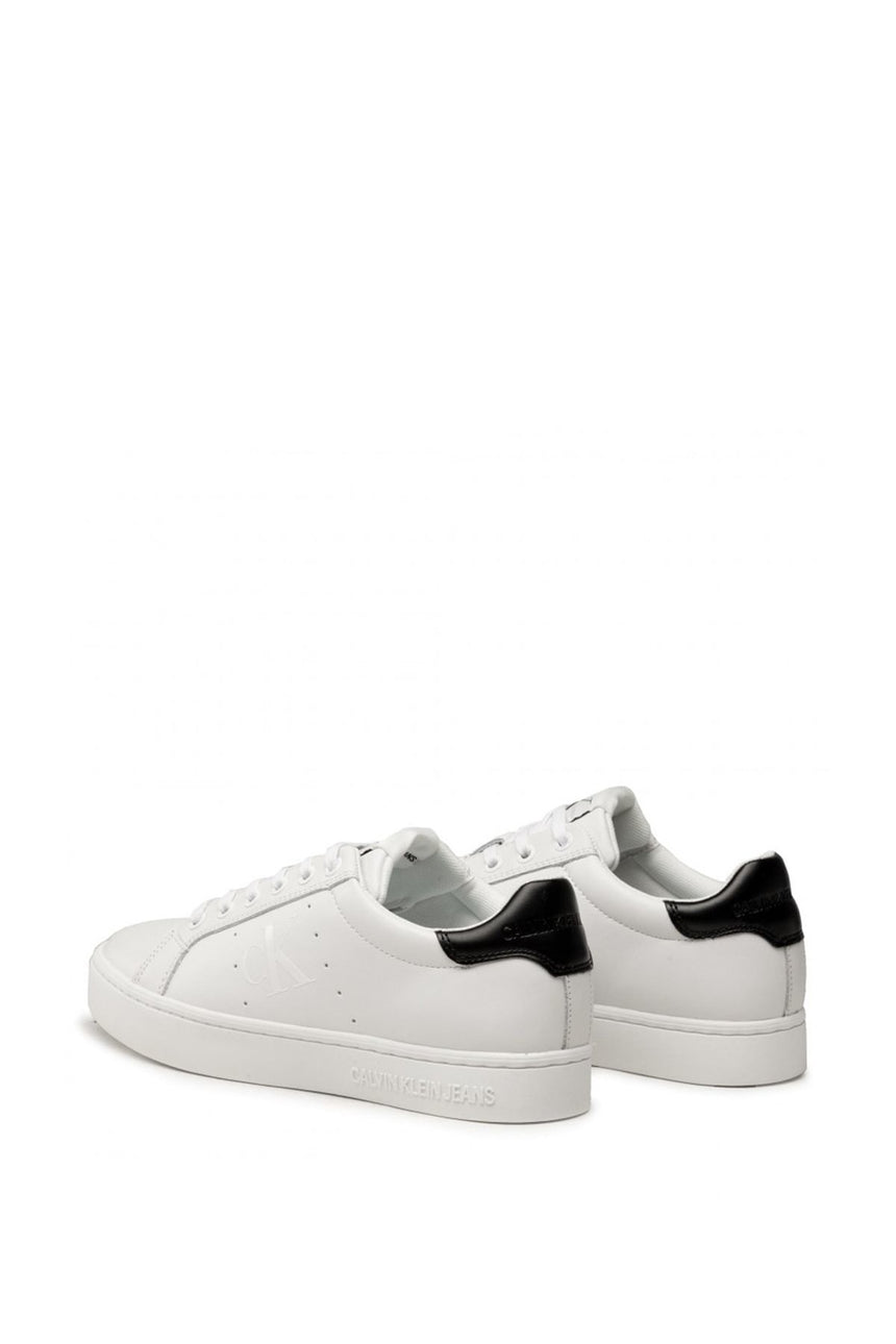 Calvin Klein Cupsole Laceup Erkek Sneaker Black / White - WHITE