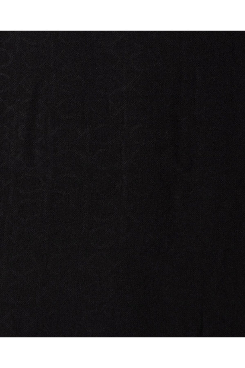 Calvin Klein Scarf Tonal 140X140 Kadın Şal Black Mono Mix