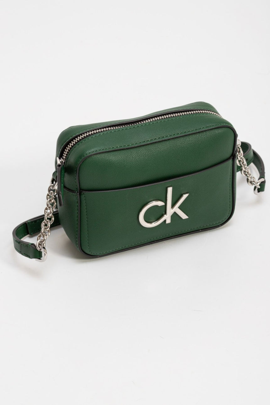 Calvin Klein Re-Lock Camera Bag Çapraz Askılı Kadın Çantası Deep Forest