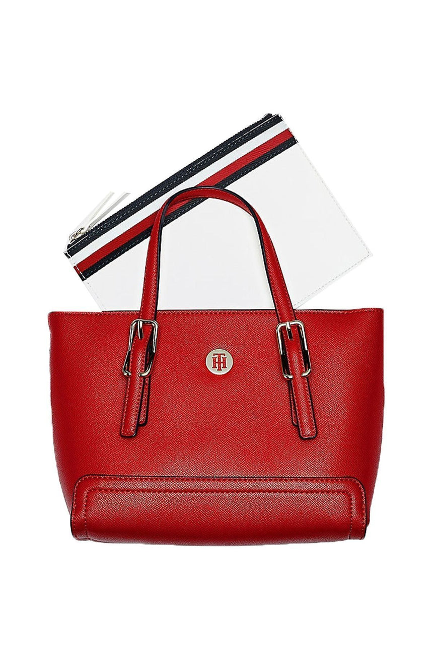 Tommy Hlifiger Honey Small Tote Kadın El Çantası Barbados Cherry