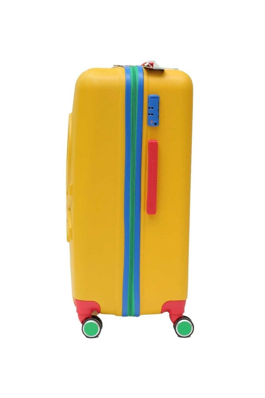 Benetton Orta Boy 60 Cm Valiz Sarı