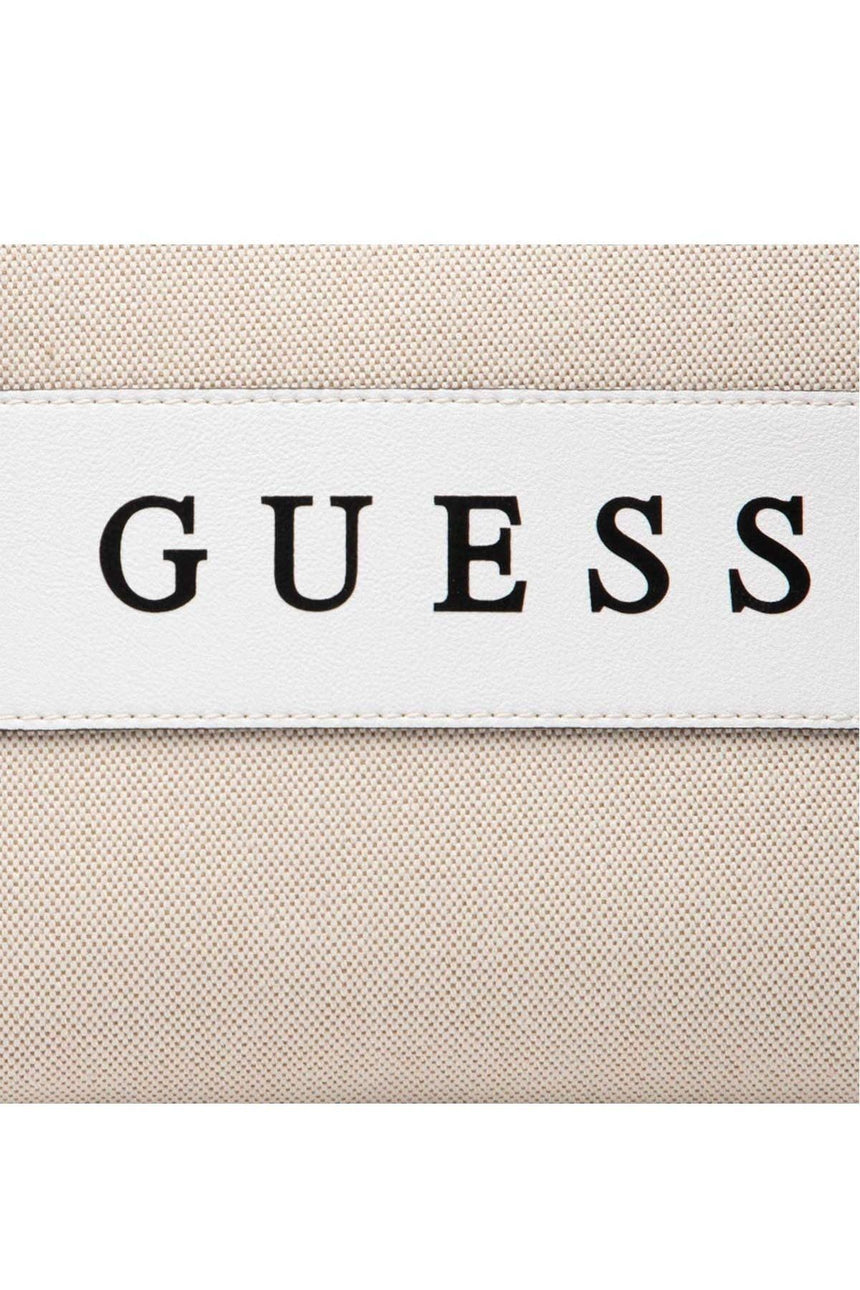 Guess Salford Tote Kadın El Çantası Natural / White