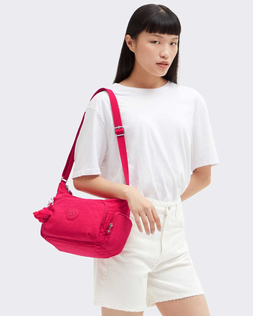 Kipling Gabb S Basic Omuz Çantası Confetti Pink