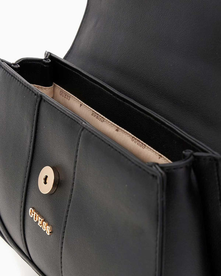 Guess Latona Greyson II Kadın Omuz Çantası Black