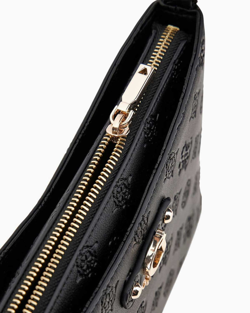 Guess Gerty Logolu Çapraz Askılı Çanta Black