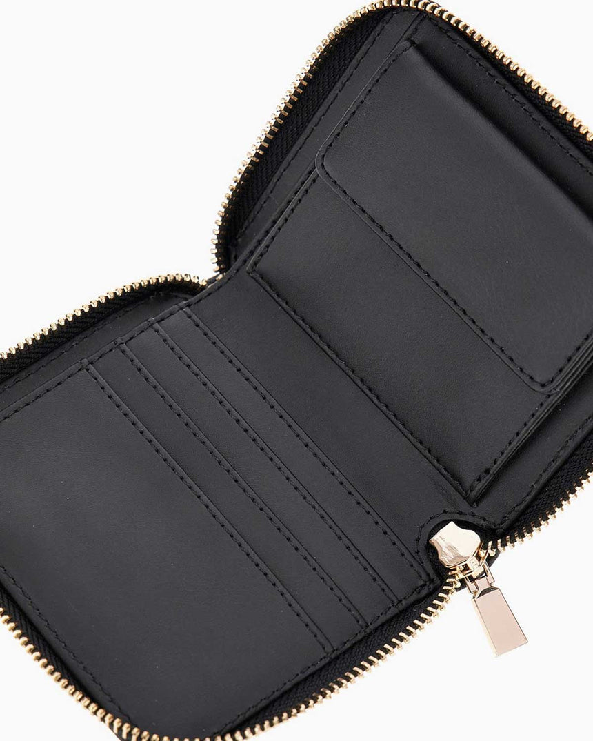 Guess Laurel II Küçük Boy Fermuarlı Kadın Cüzdan Black