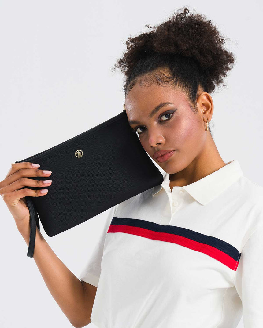 U.S. Polo Assn. Zincir Detaylı Kadın Omuz Çantası Siyah