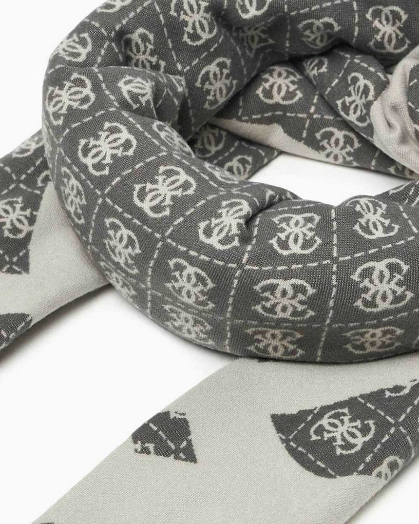 Guess Jacquard Kadın Eşarp Black