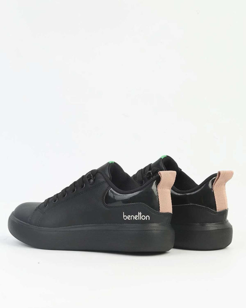 Benetton Logo Detaylı Sneaker Siyah