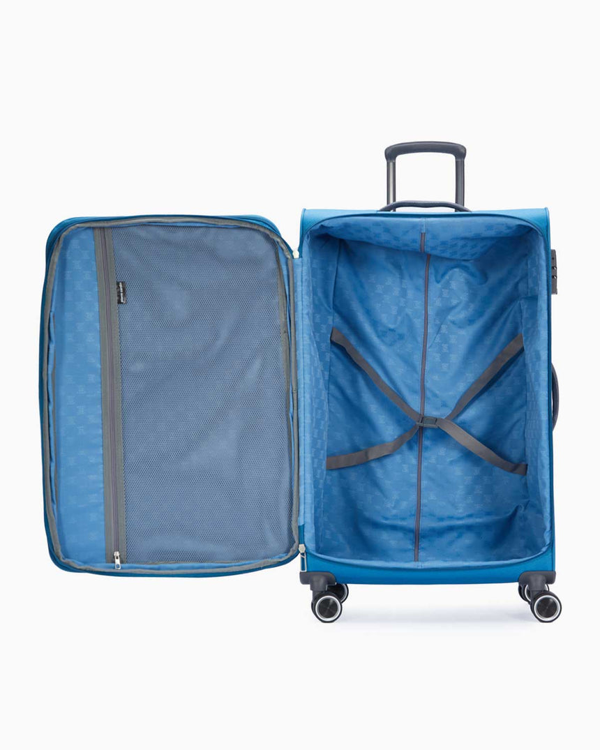 Pierre Cardin Orta Boy Kumaş Valiz Mavi