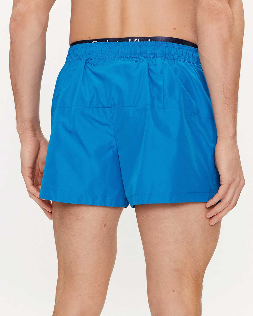 Calvin Klein Double Waistband Deniz Şortu Blue
