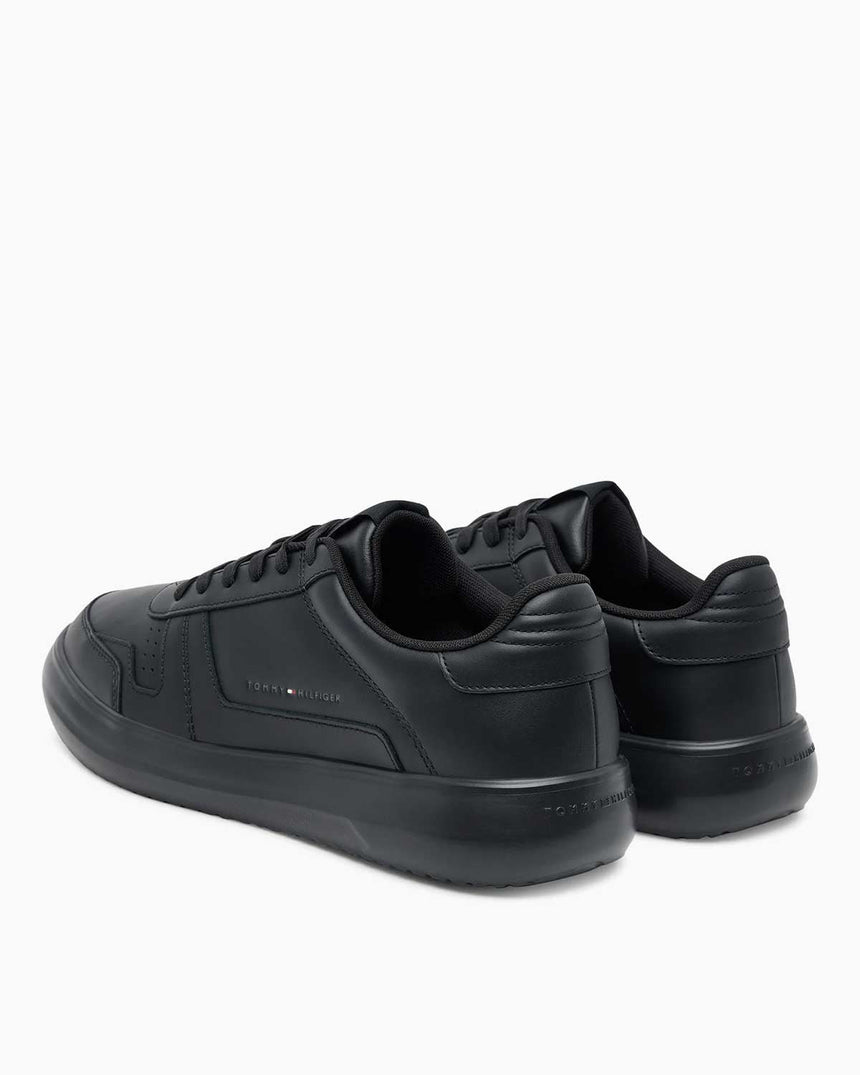 Tommy Hilfiger Haven Parlak Deri Erkek Sneaker Black