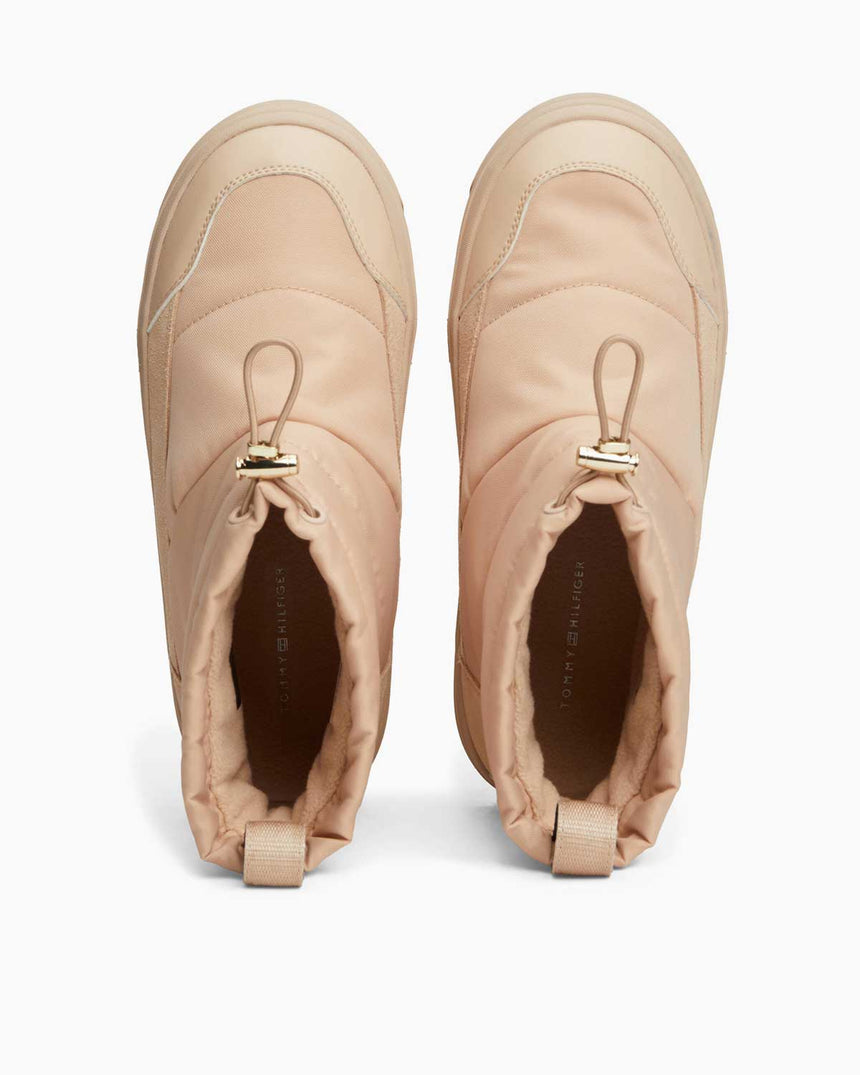 Tommy Hilfiger Flag Nylon Mini Snowboot Pink