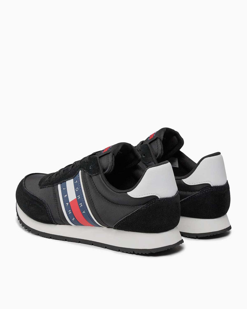 Tommy Hilfiger Runner Casual Low Top Sneakers Black