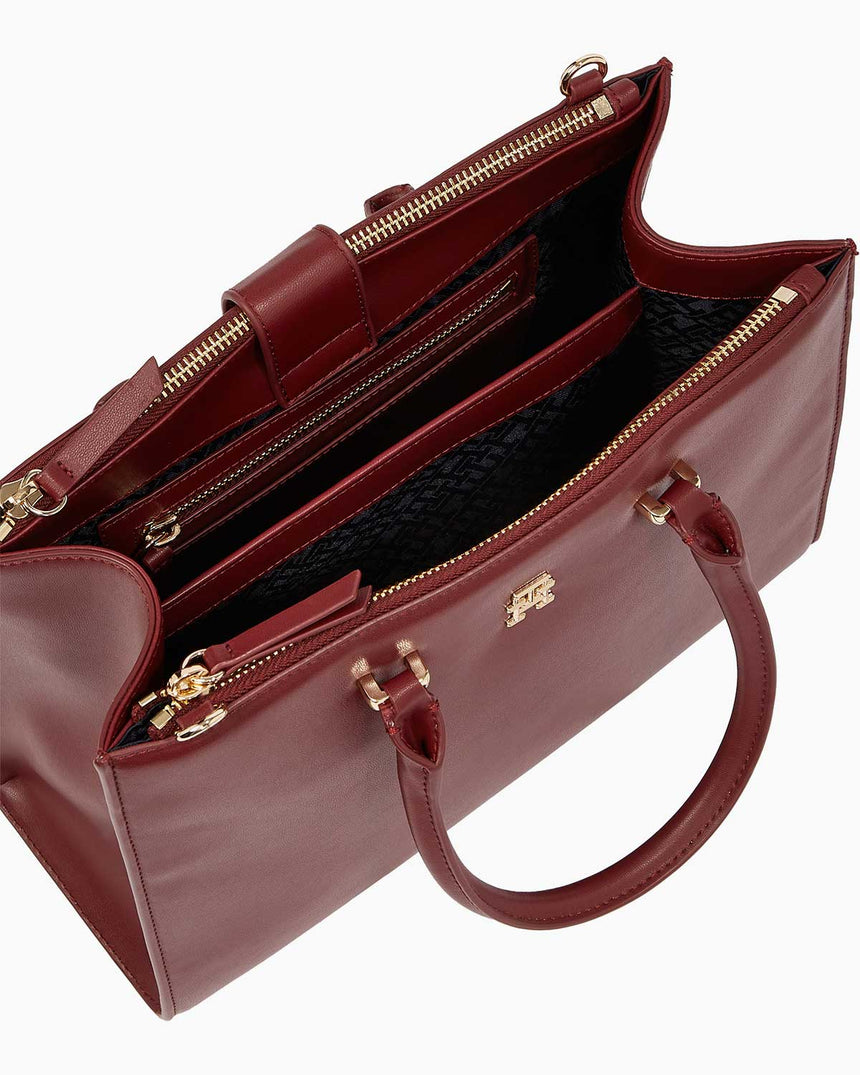 Tommy Hilfiger Eternity Med Tote El Çantası Raspberry Truffle