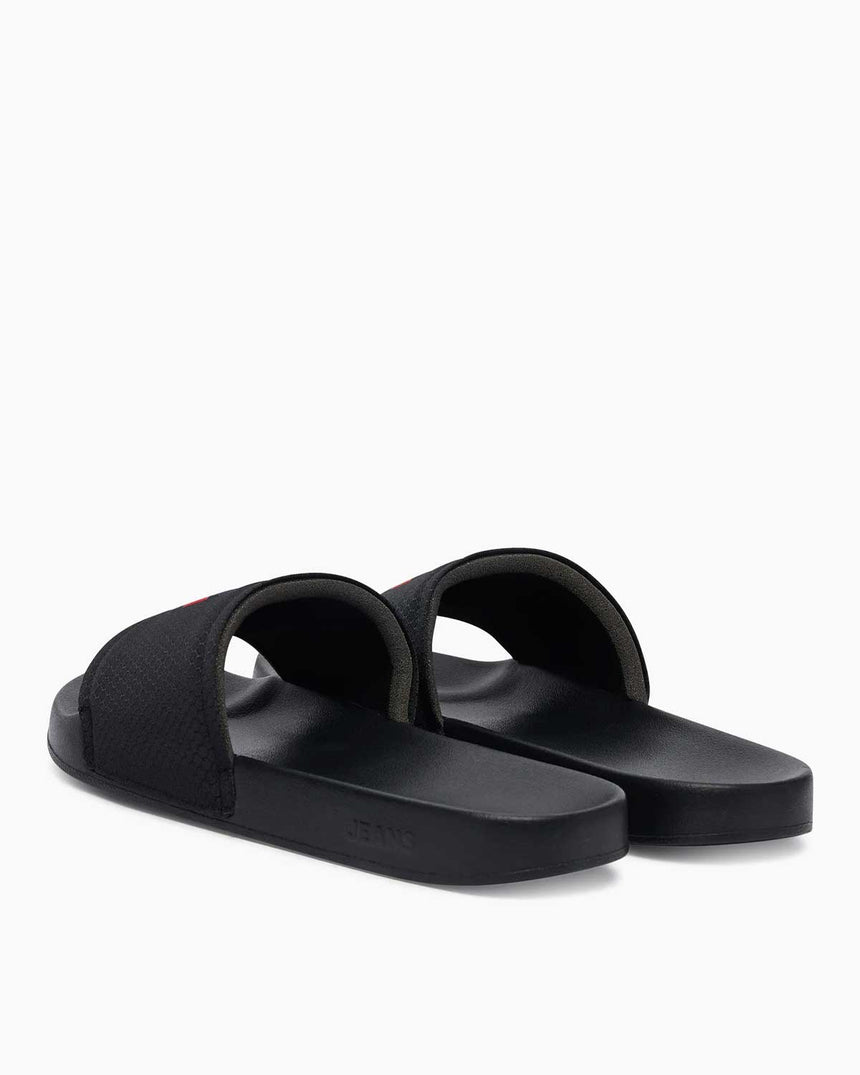 Tommy Hilfiger Aqua Pool Slide Erkek Terlik Black
