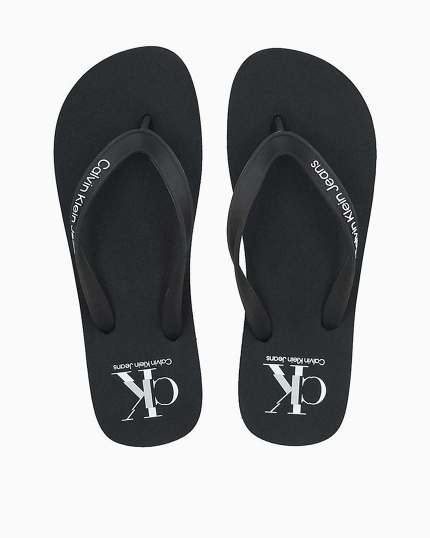 Calvin Klein Beach Sandal Monologo Erkek Parmak Arası Terlik Black