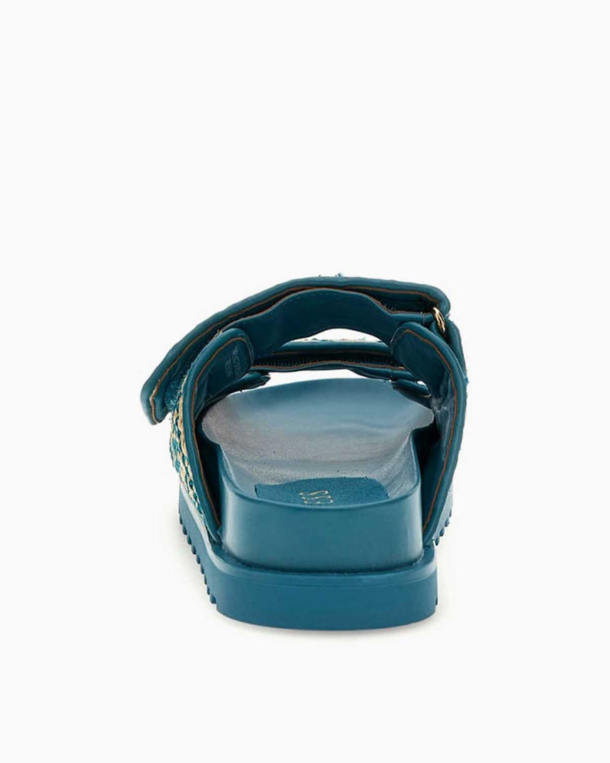 Guess Fadelizz Çift Bantlı Terlik Teal