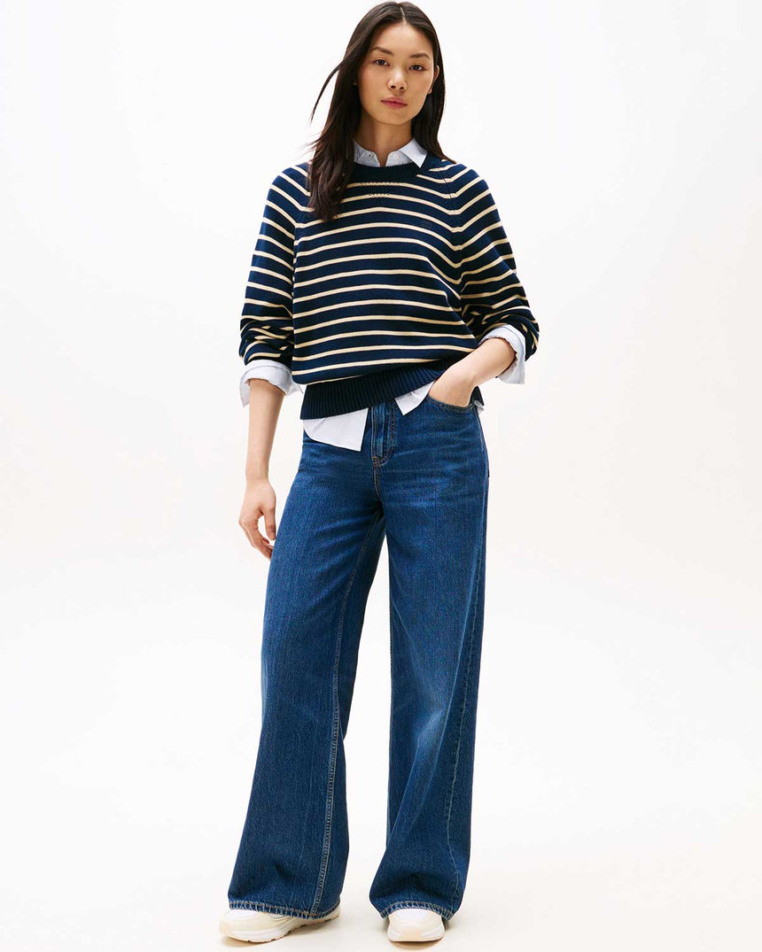 Tommy Hilfiger Casual Fashion Runner Sneaker White/Ivory Petal