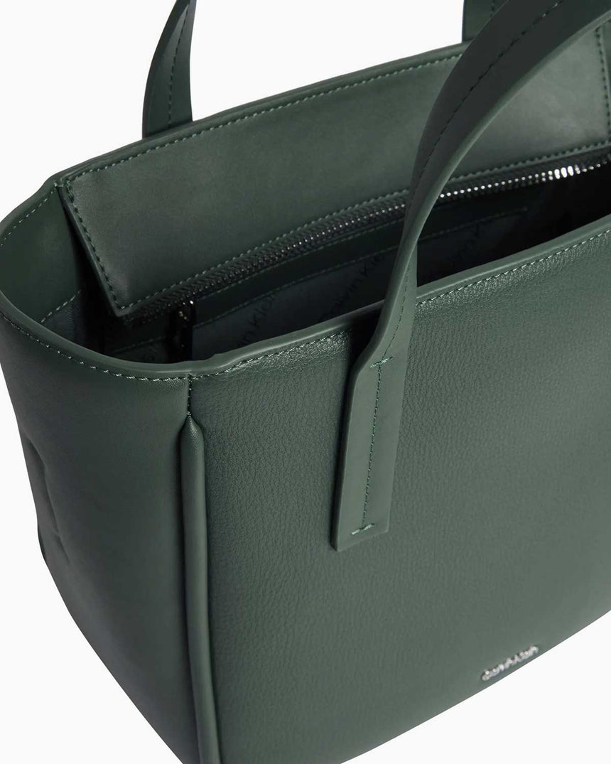 Calvin Klein Refine Mini Tote El Çantası Palm Green