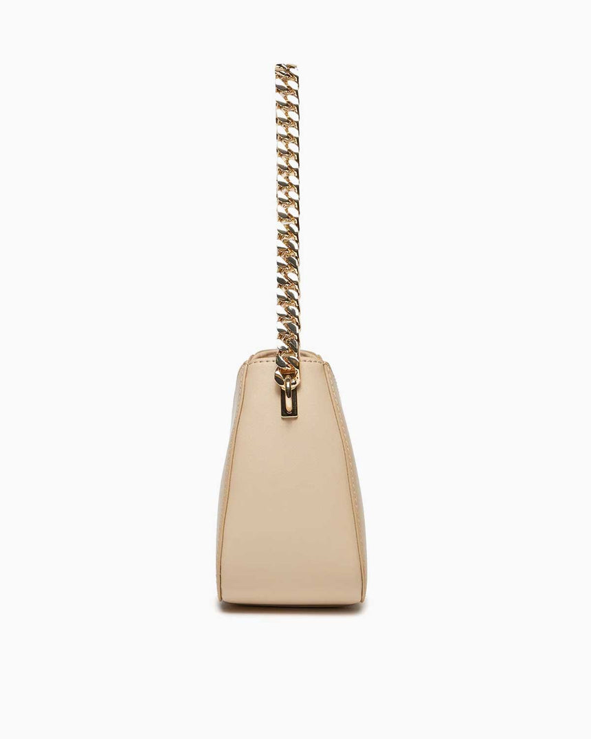 Tommy Hilfiger Refined Chain Zincir Detaylı Omuz Çantası Beige